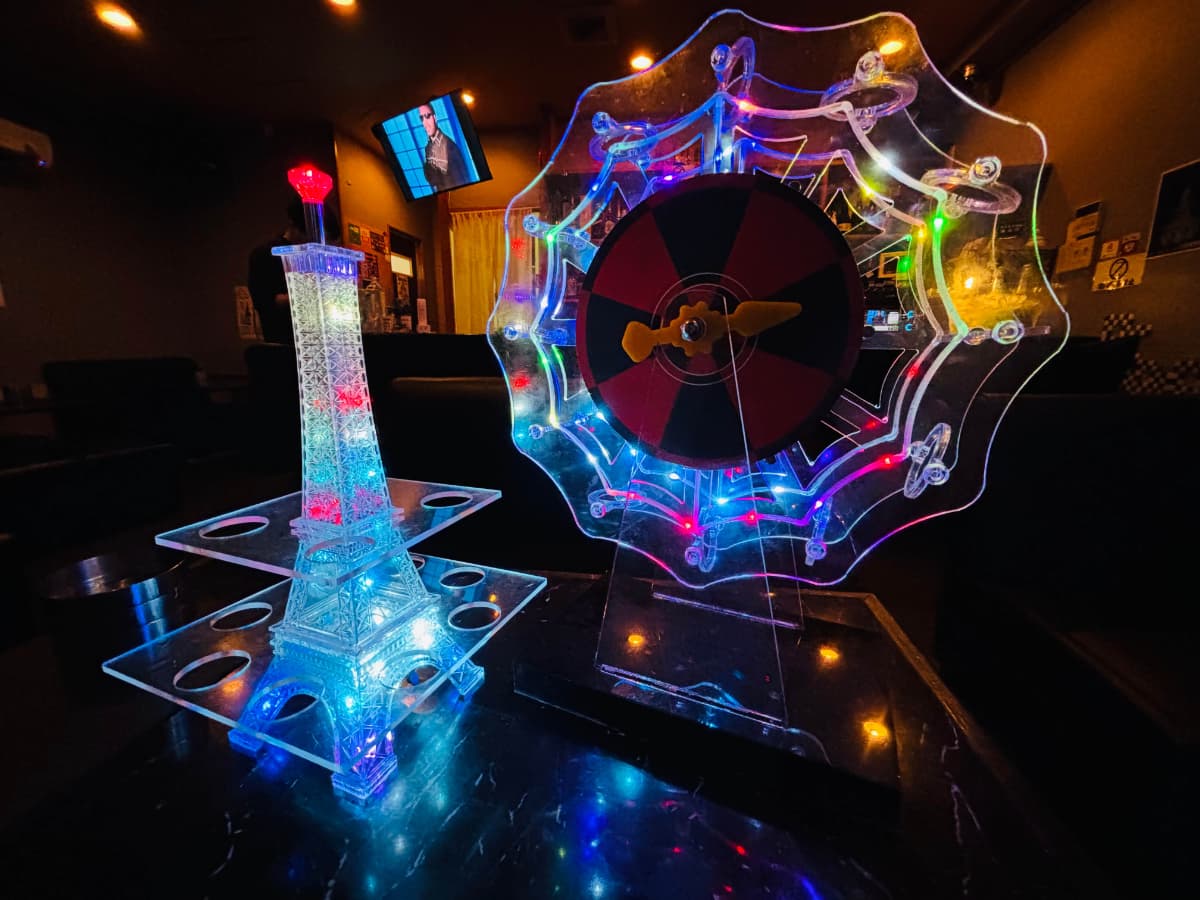 南風原町のガールズバーさくらさくらテキーラタワー・テキーラ観覧車